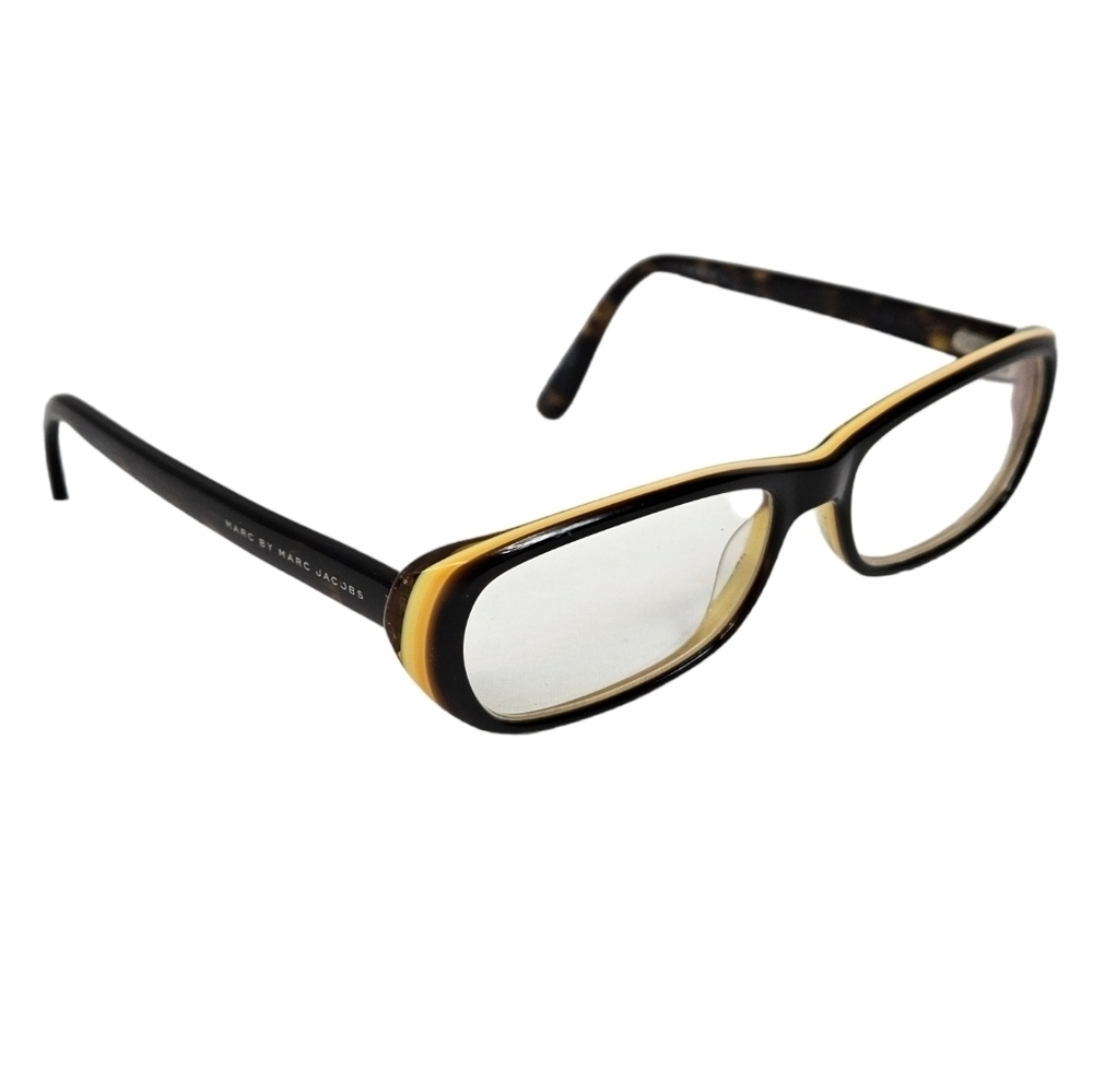 Marc by Marc‎ Jacobs 524 OBG4 Brown Tortoise Yellow Prescription Eye Glasses